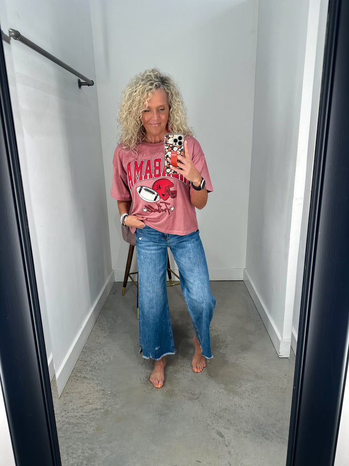 Alabama Football Crop Tee