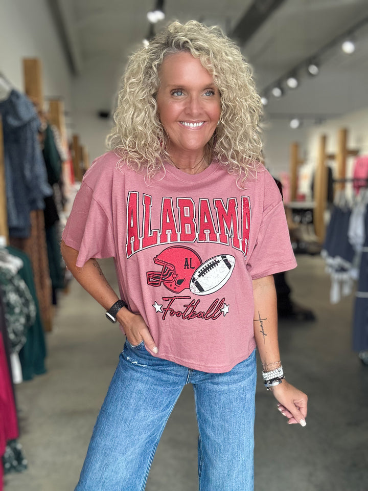 Alabama Football Crop Tee