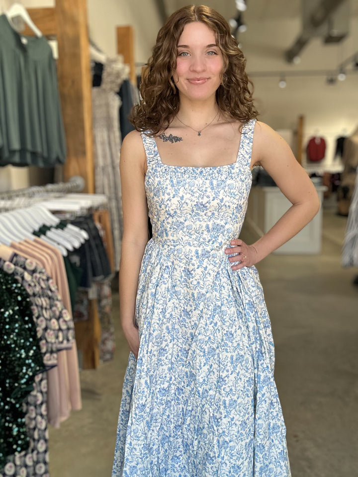 Blue Blossom Dress