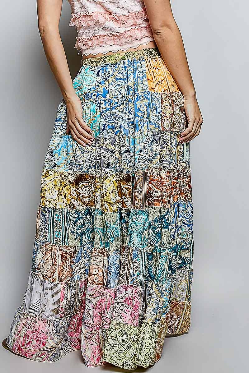 Boho Blooms Maxi Skirt