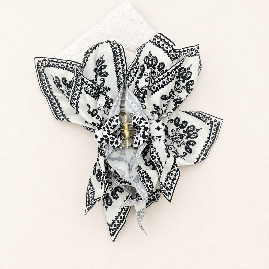 Paisley Boho Claw Clip