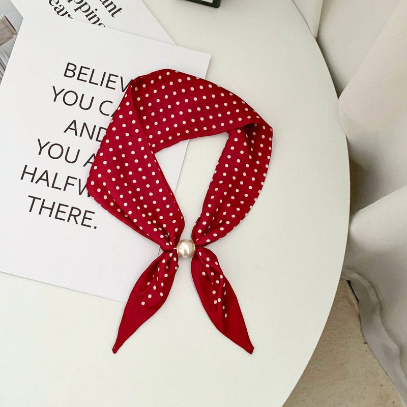 Polka Dot Magnetic Scarf