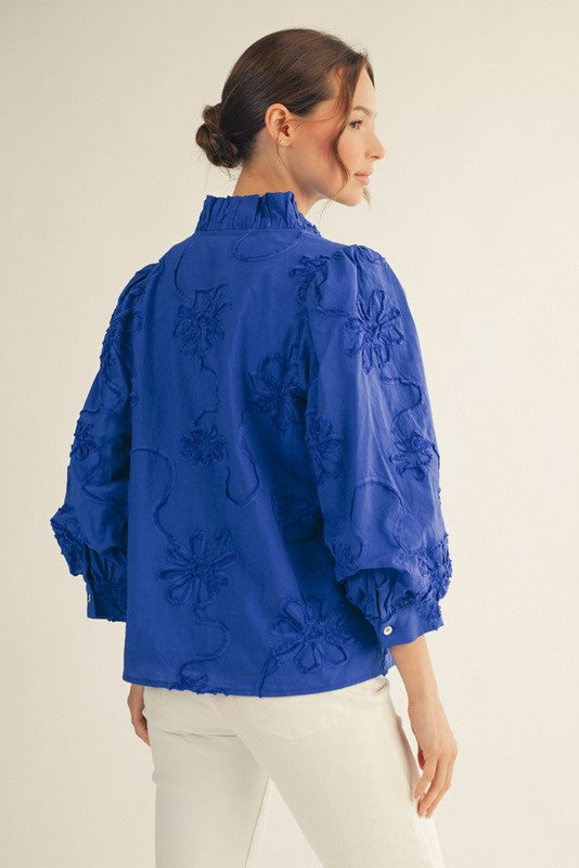 Royal Bloom Top