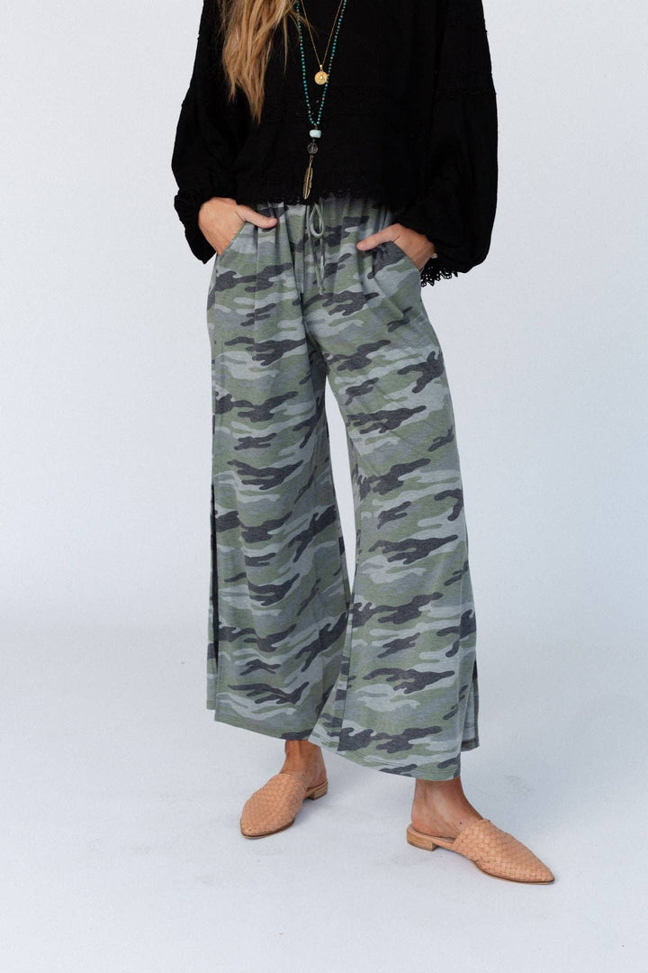 Wanderer Wide Leg Slit Pants