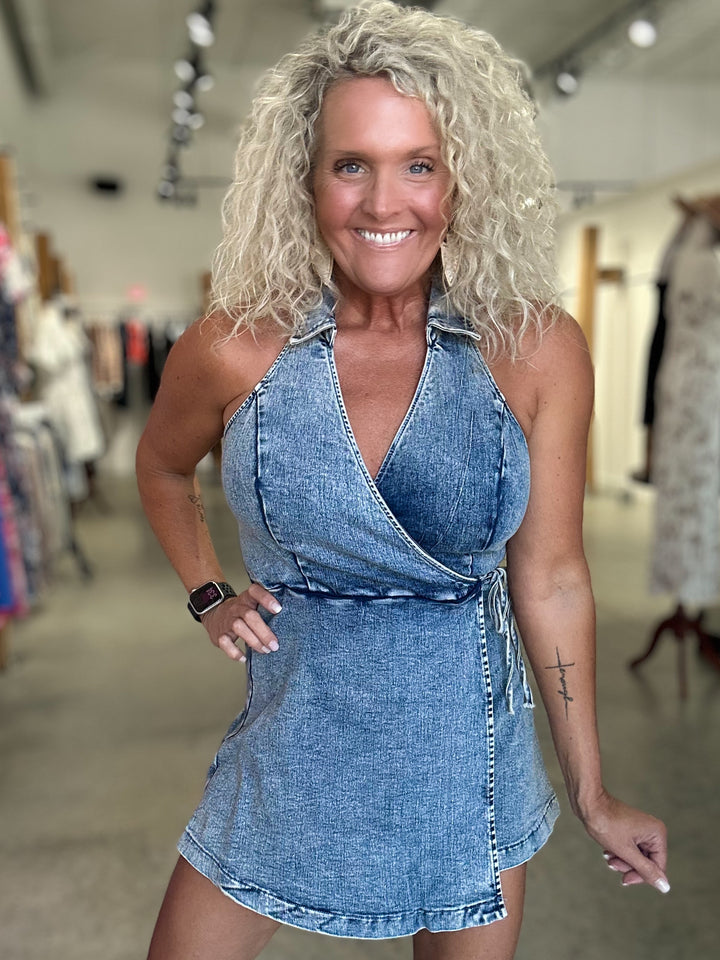 All About It Skort Romper