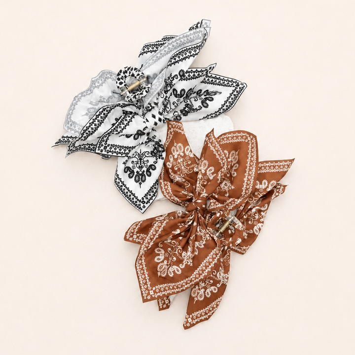 Paisley Boho Claw Clip