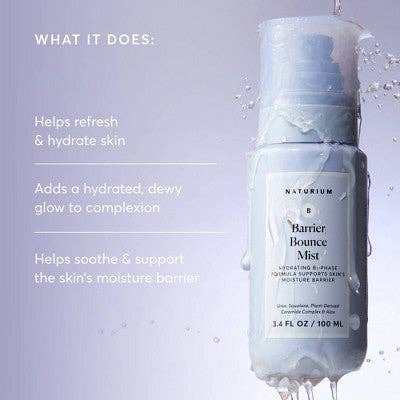 Naturium Barrier Bounce Bi-Phase Hydrating Mist 3.4 fl oz - Imperfect Container