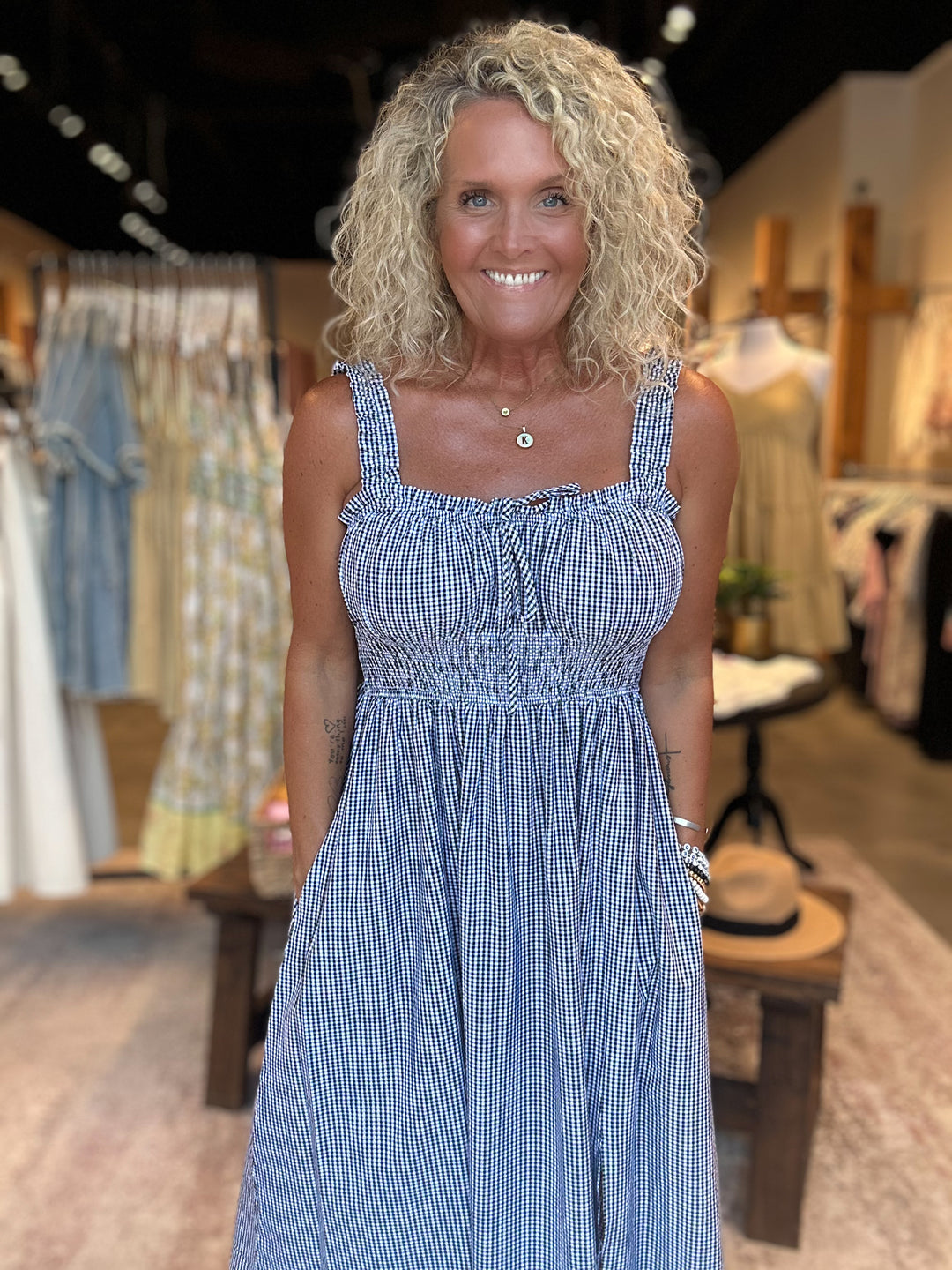 Georgia Gingham Midi
