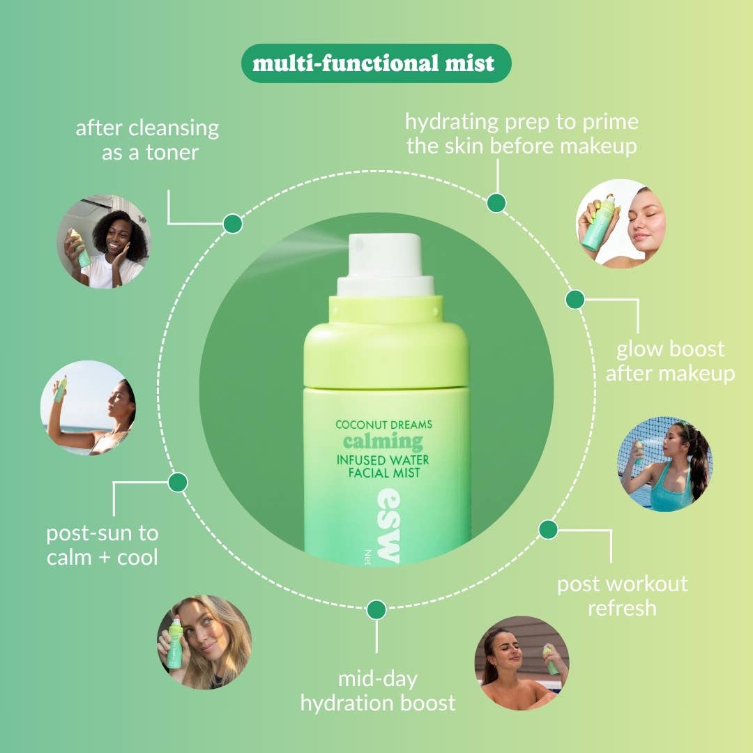 Coconut Dreams Calming Infused Water Facial Mist