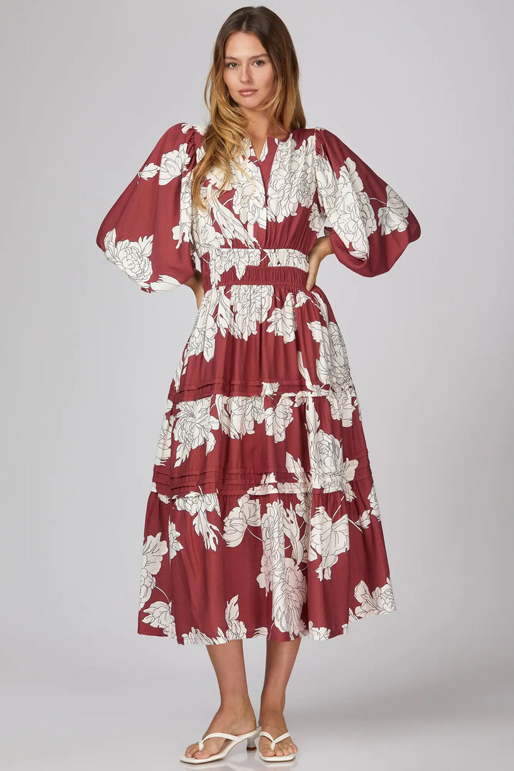Merlot In Bloom Midi