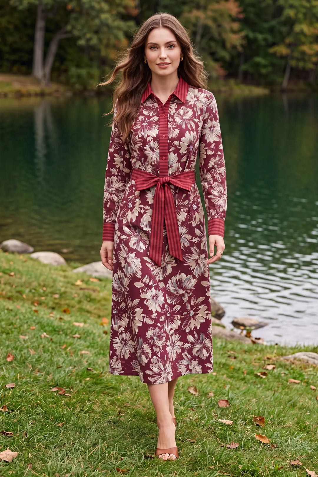 Garden Party Floral Midi