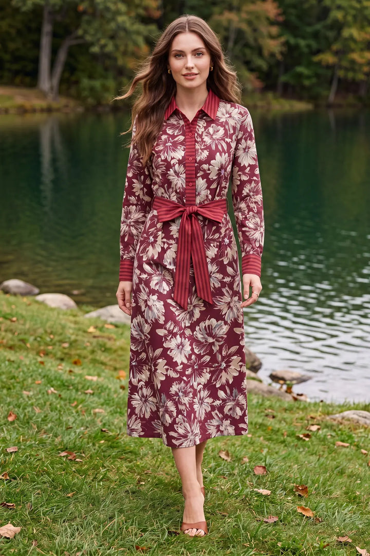 Garden Party Floral Midi
