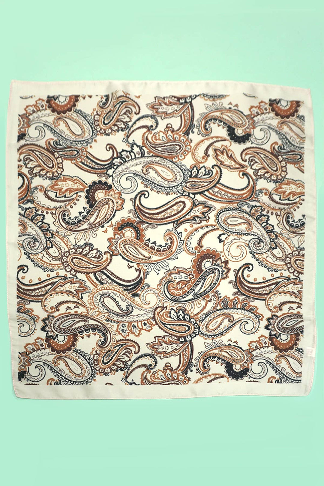 PAISLEY PINK SILKY SCARF
