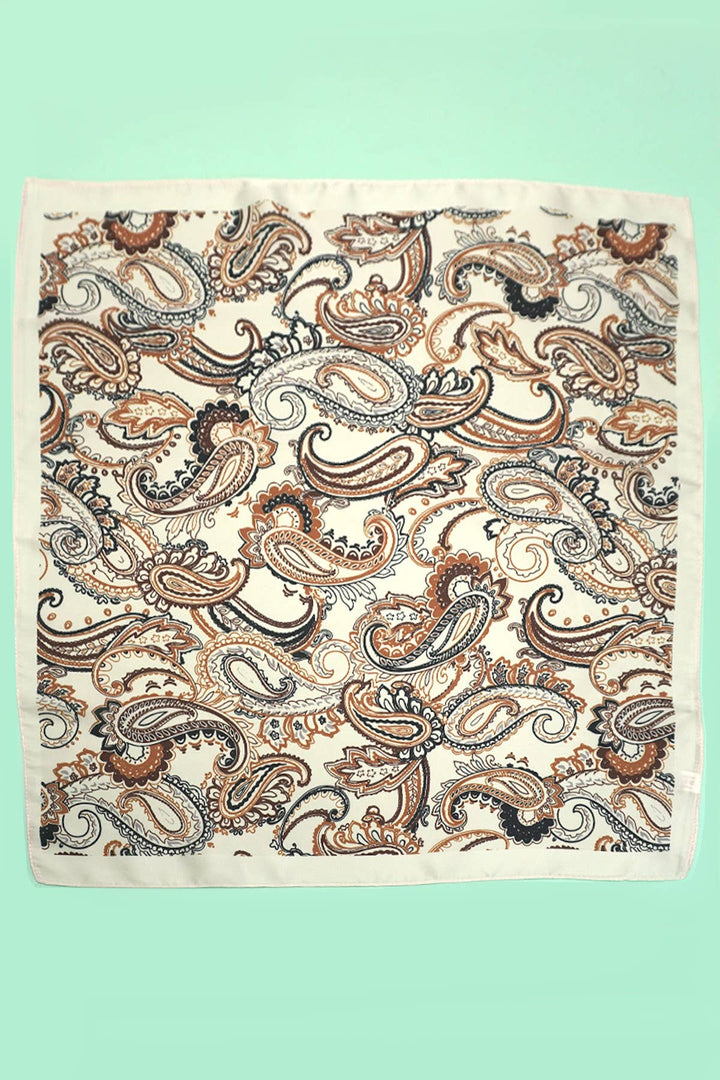 PAISLEY PINK SILKY SCARF