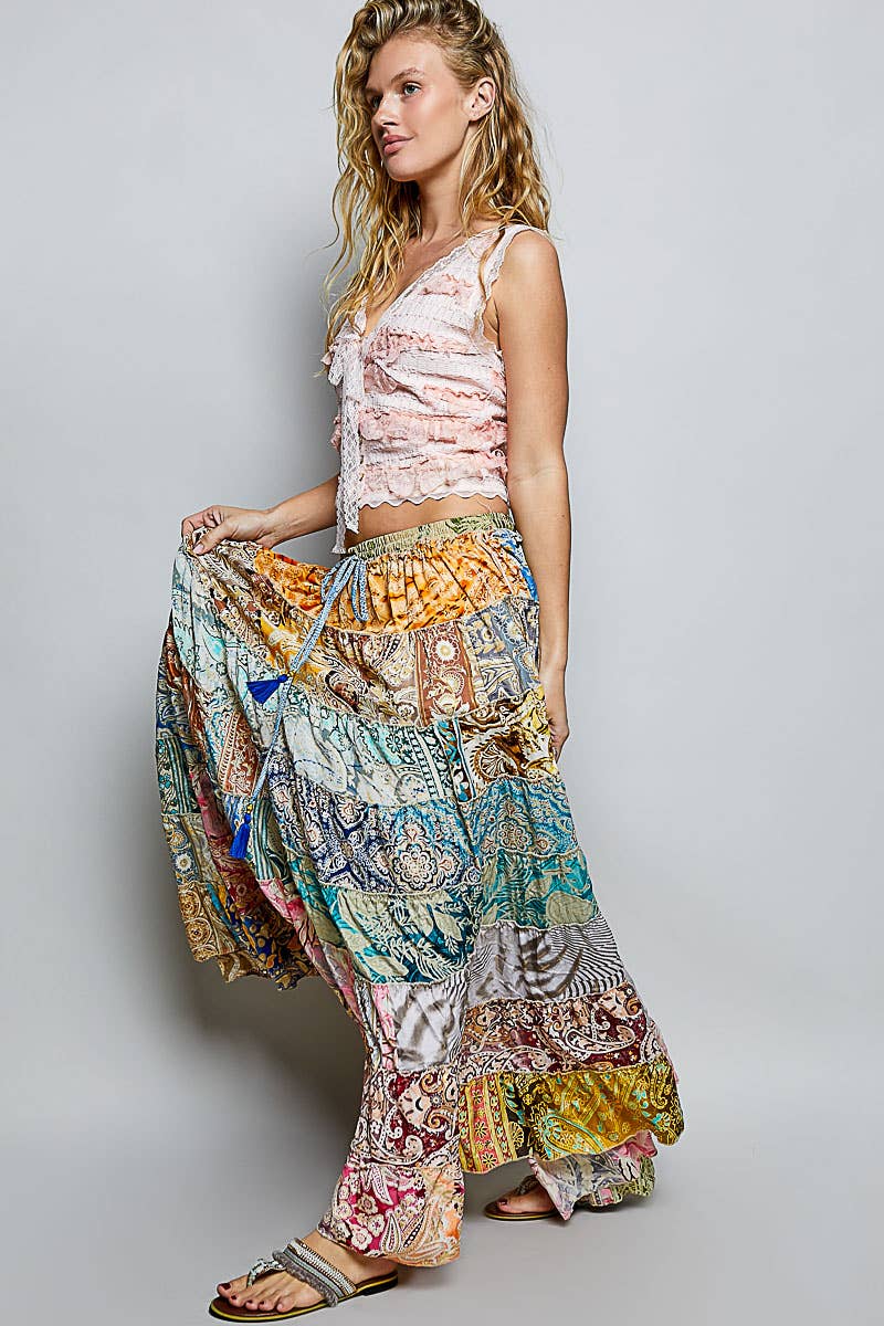 Boho Blooms Maxi Skirt