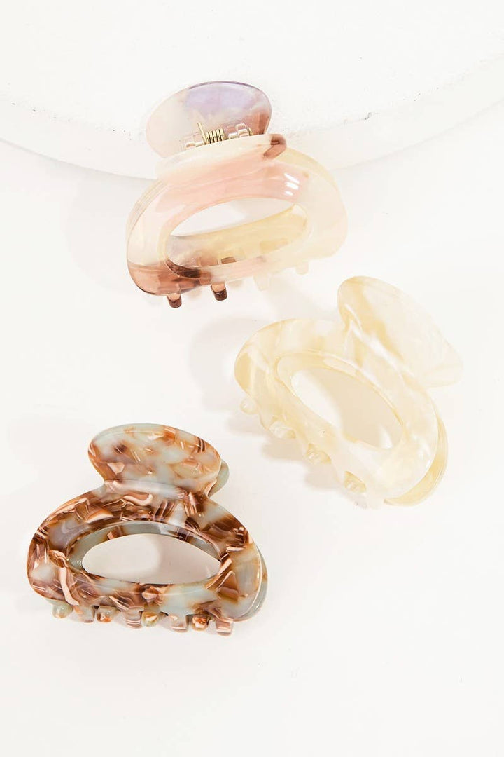 Oval Hair Claw