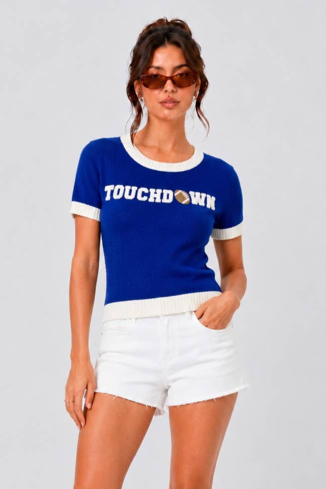 Touchdown Knit Top