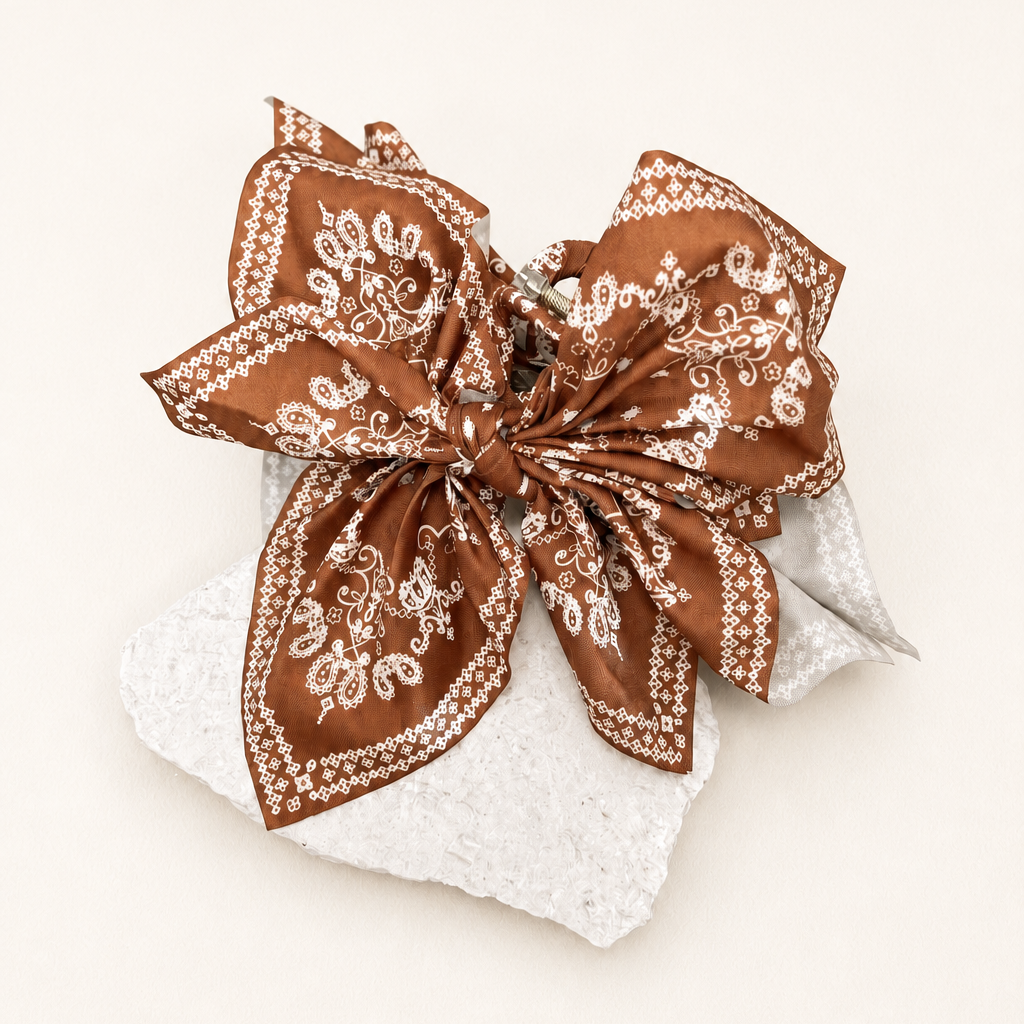 Paisley Boho Claw Clip