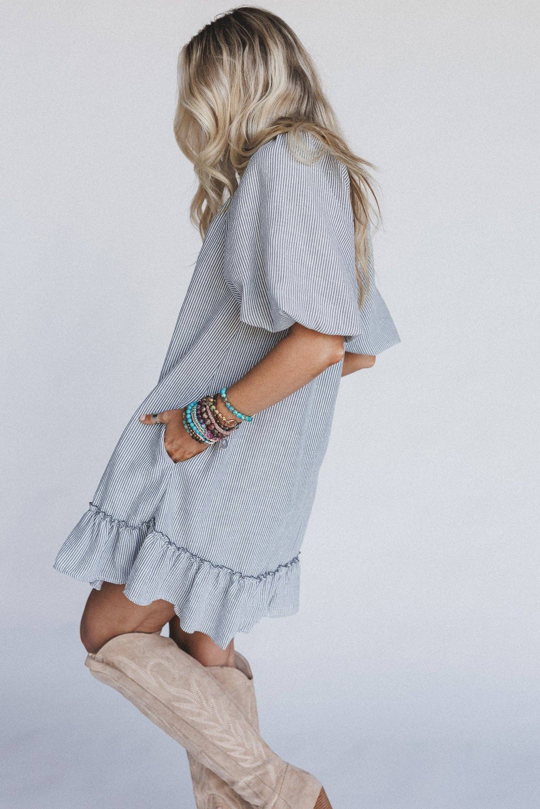 Downtown Ruffled Mini