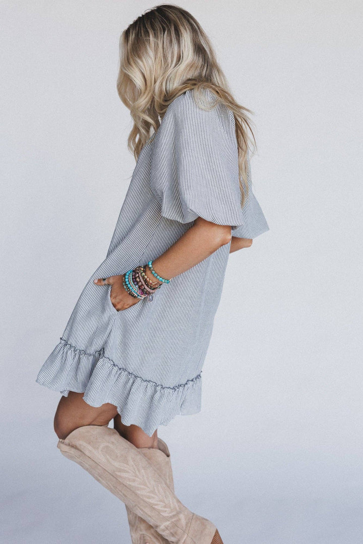 Downtown Ruffled Mini