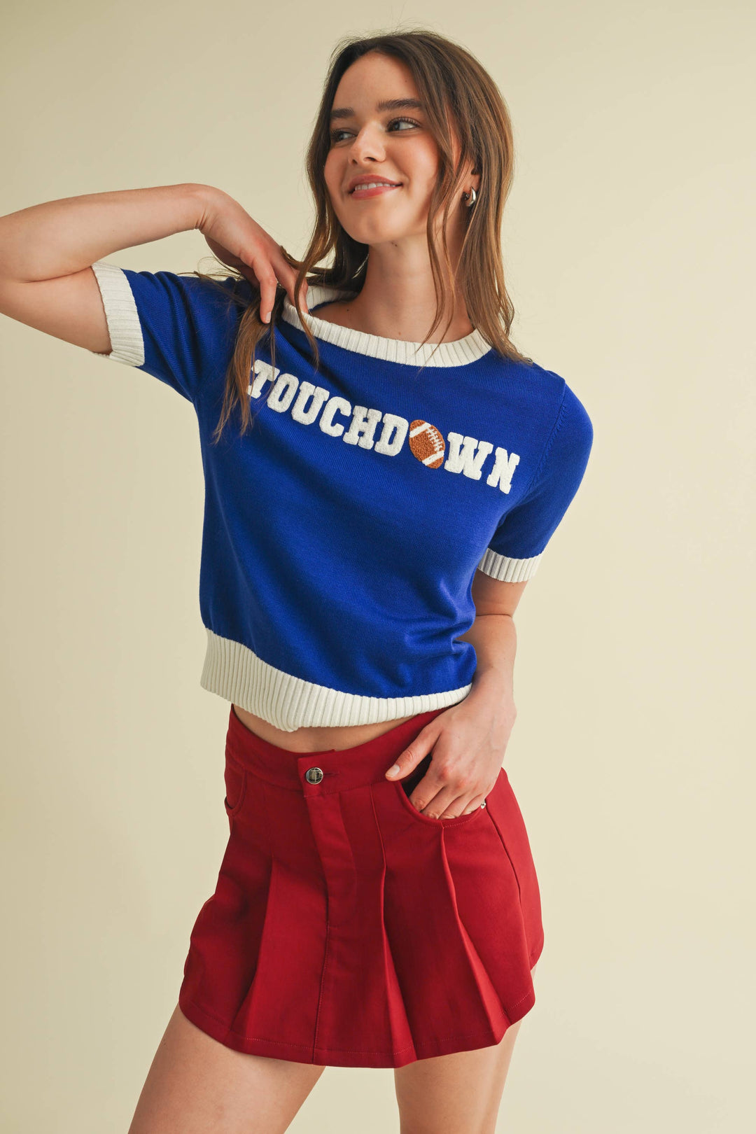 Touchdown Knit Top