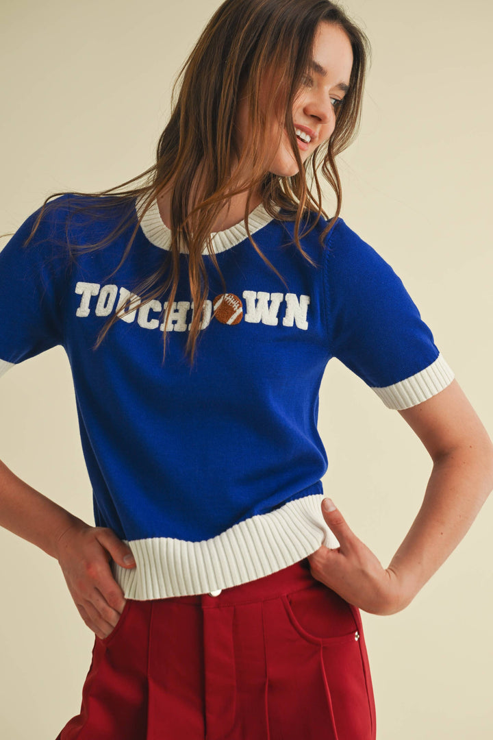 Touchdown Knit Top