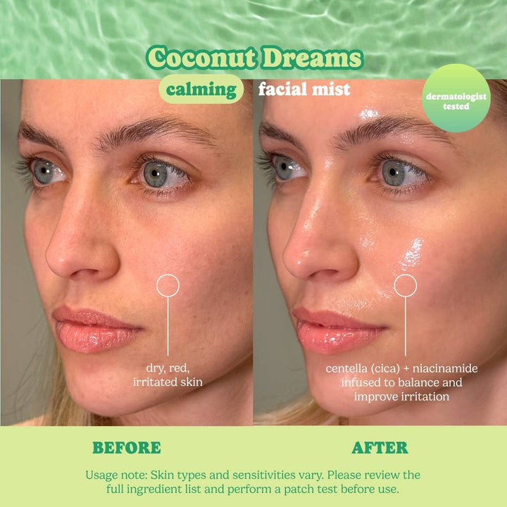 Coconut Dreams Calming Infused Water Facial Mist