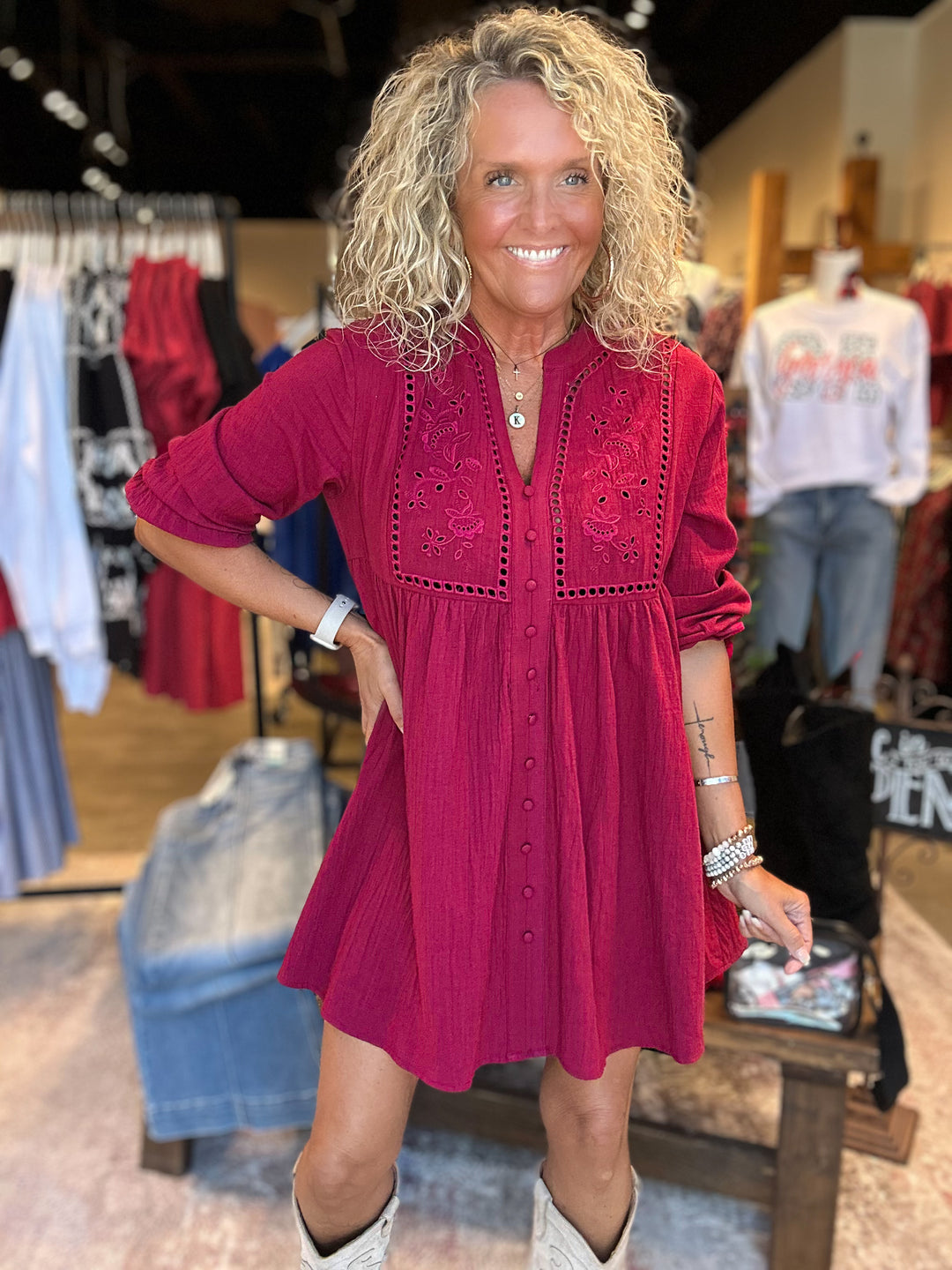 Meadowlace Babydoll Dress