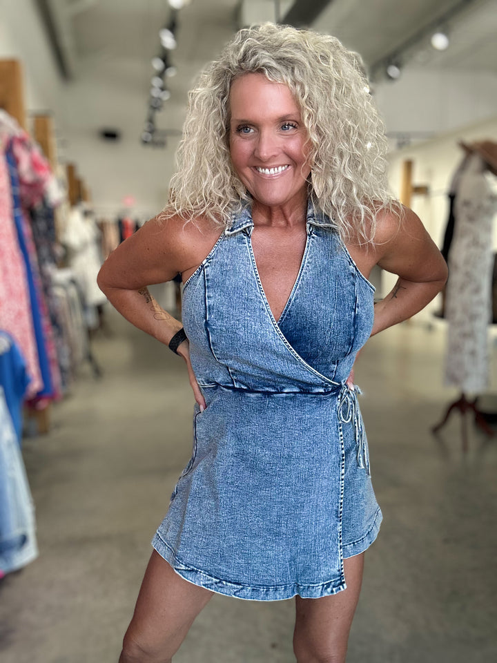 All About It Skort Romper
