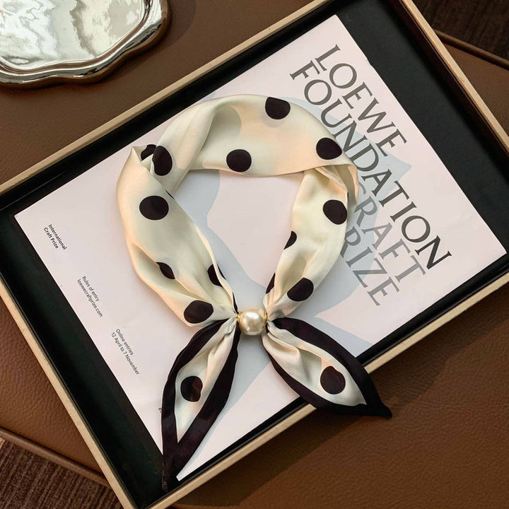 Polka Dot Magnetic Scarf
