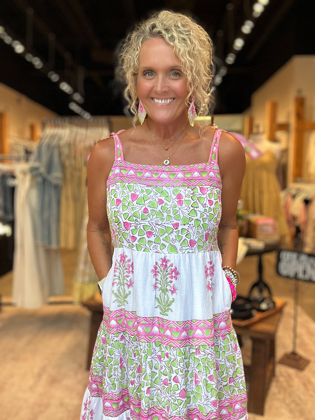 Mint Blossom Maxi