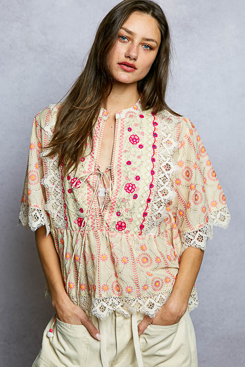 Bright Bloom Top
