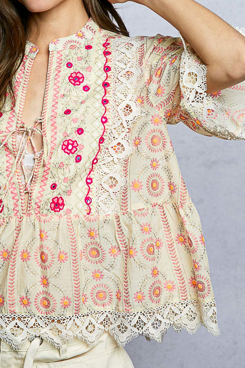 Bright Bloom Top