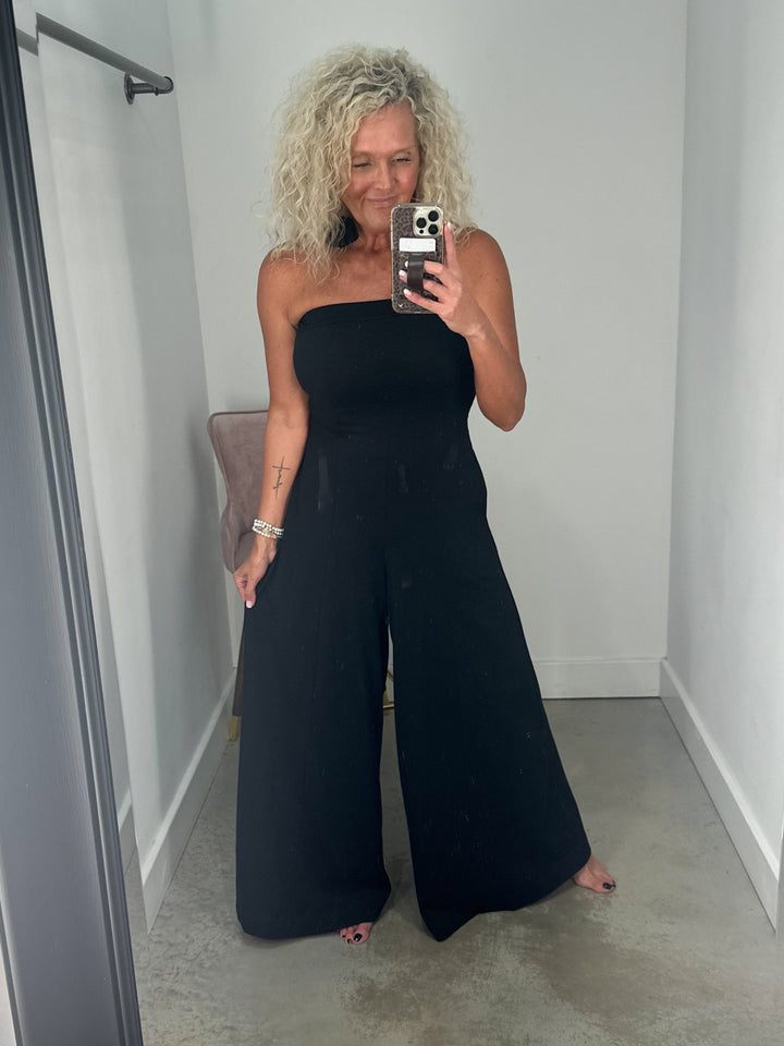 Bandeau Wide-Leg Jumpsuit