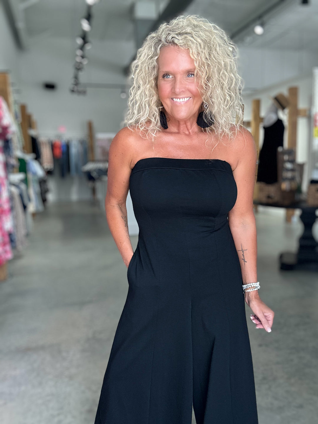 Bandeau Wide-Leg Jumpsuit