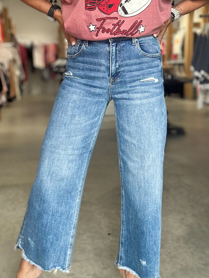 Risen HR Crop Wide Jean