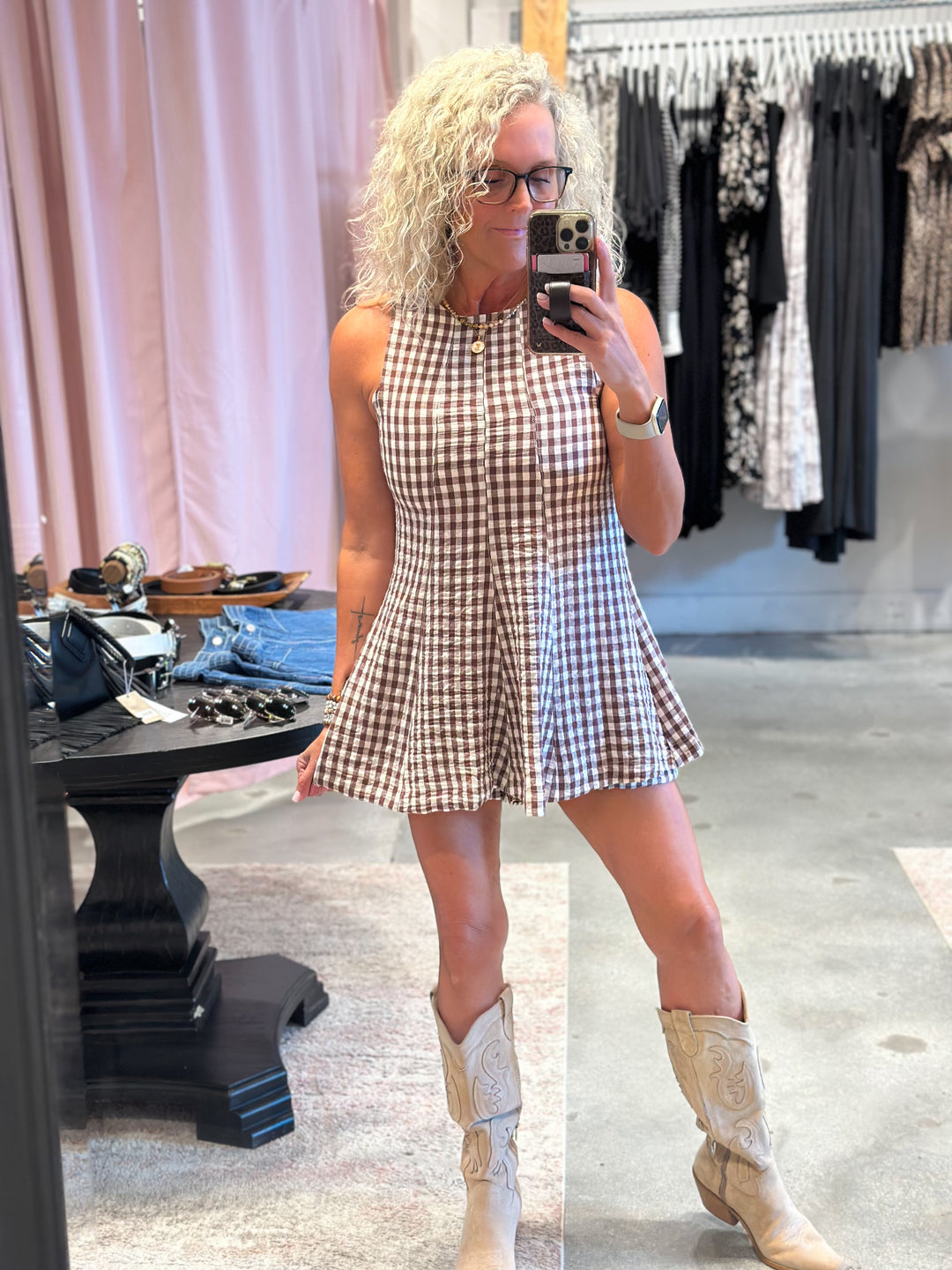 Cocoa Picnic Romper