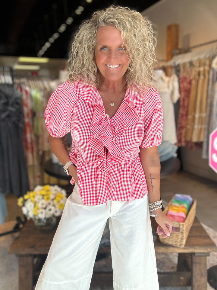 Gingham Top