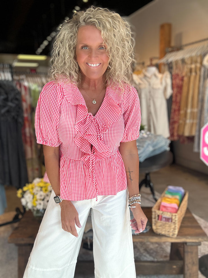 Gingham Top