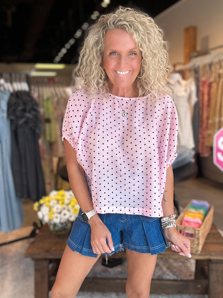 Pretty in Polka Top