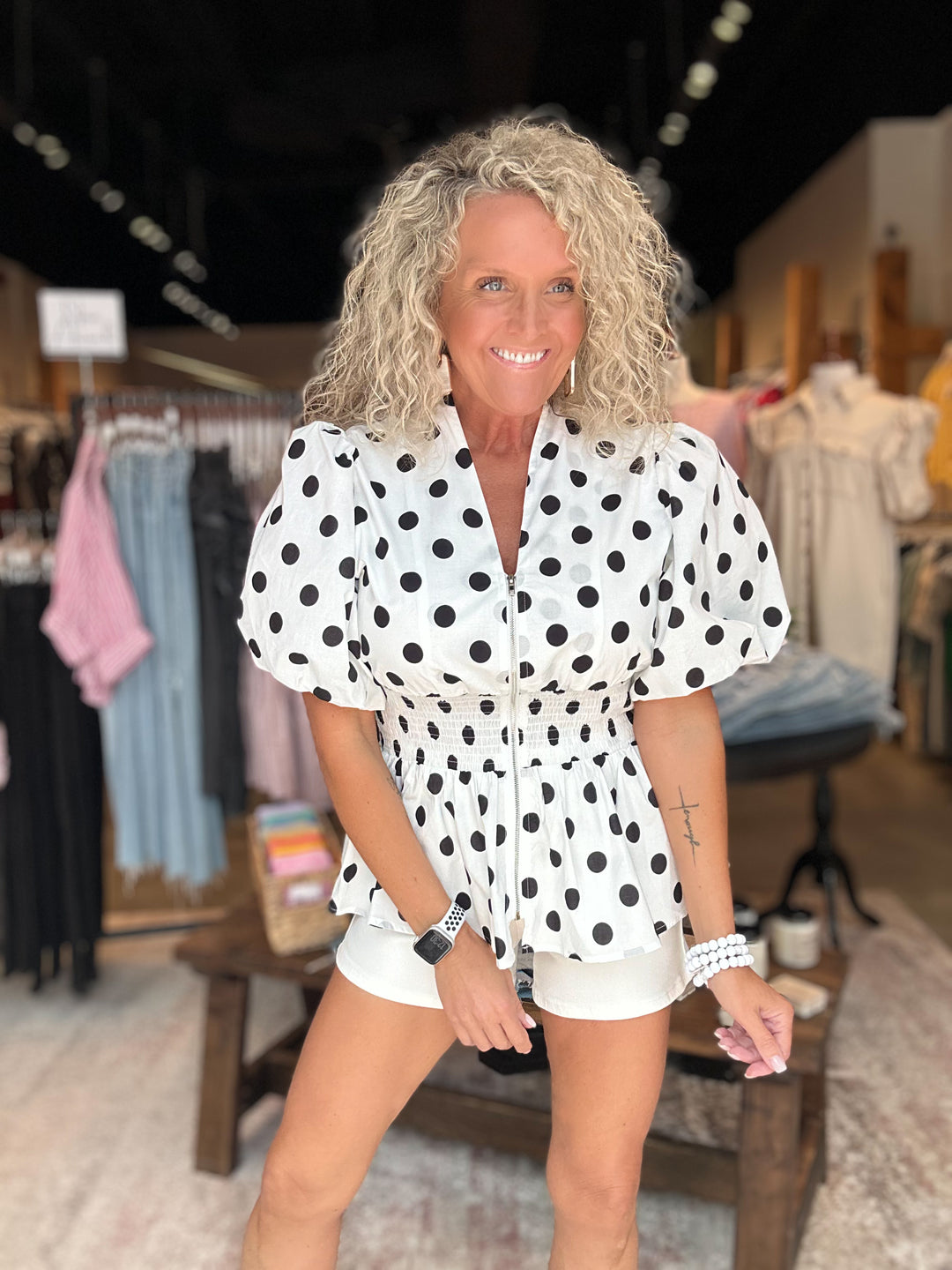 Polka Perfection Top