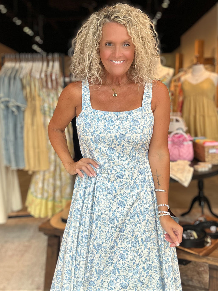 Blue Blossom Dress