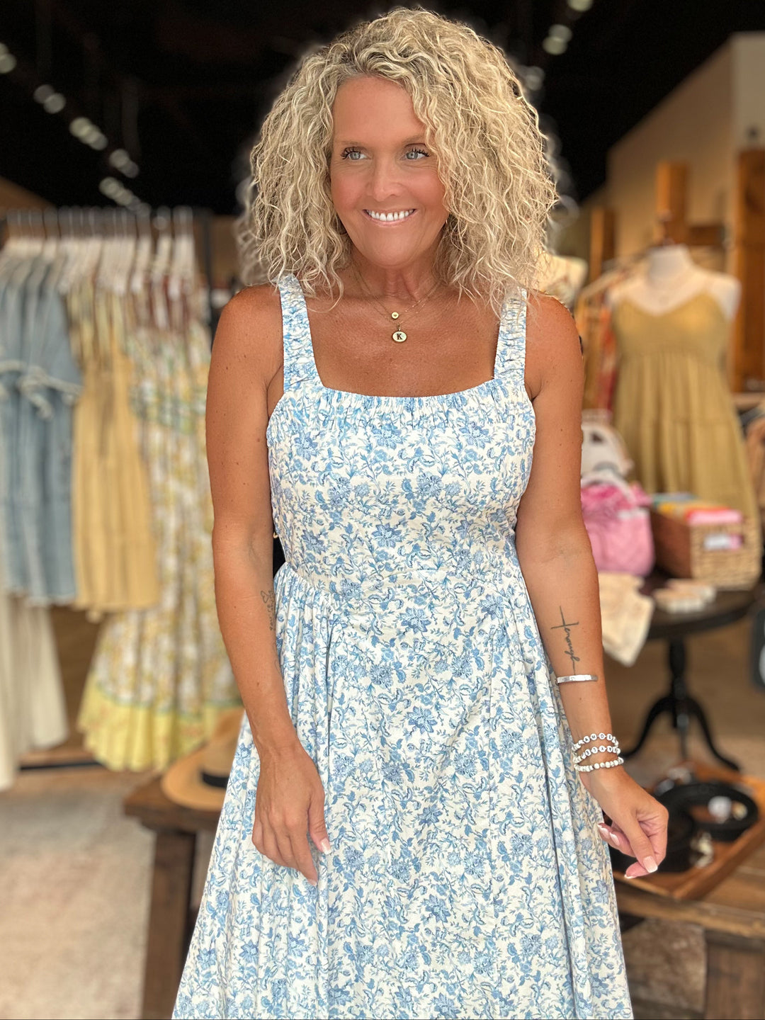 Blue Blossom Dress