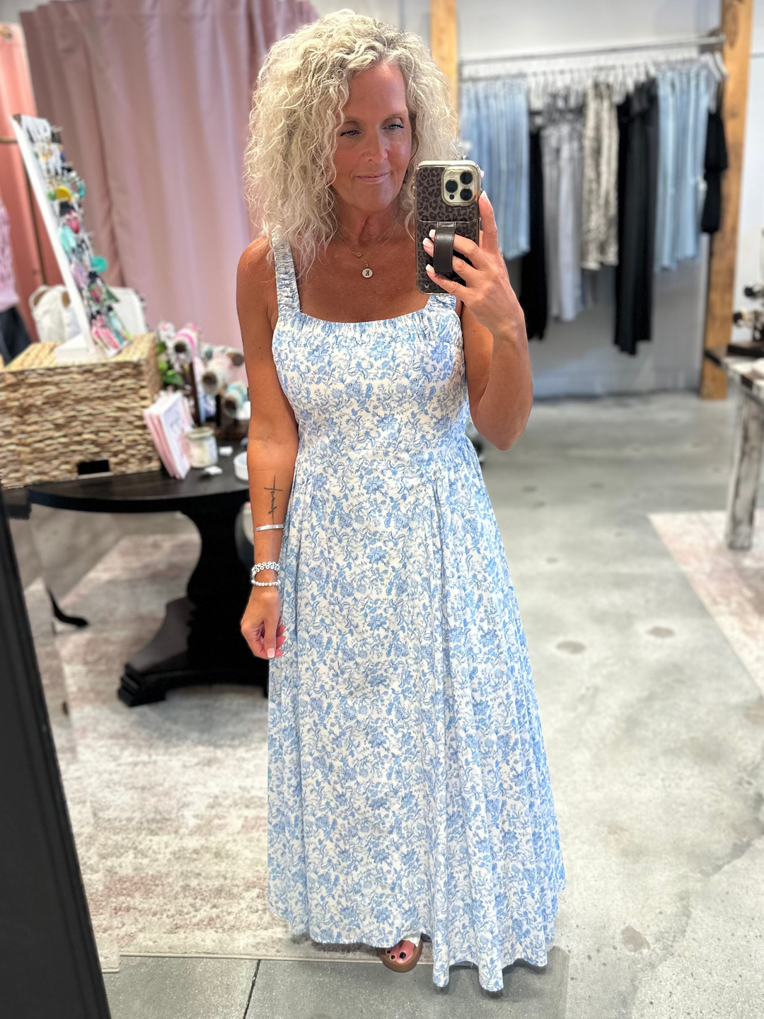 Blue Blossom Dress