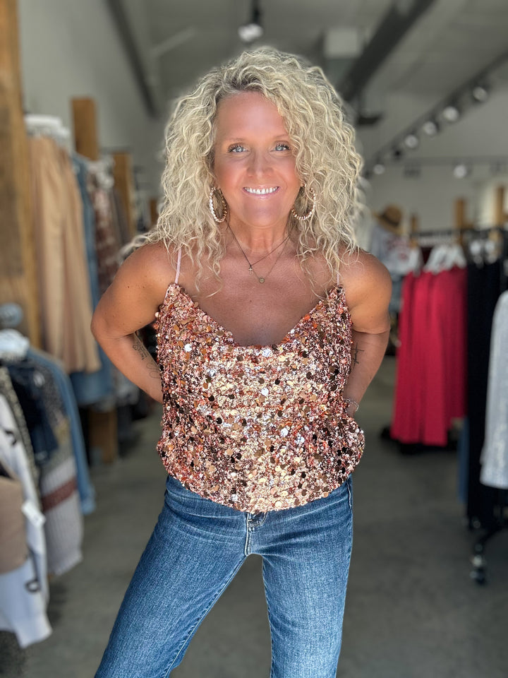 Sparkle And Sip Cami