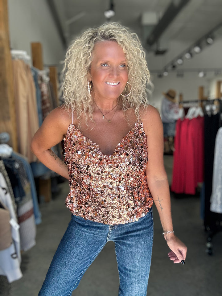 Sparkle And Sip Cami