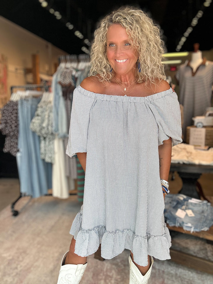 Downtown Ruffled Mini
