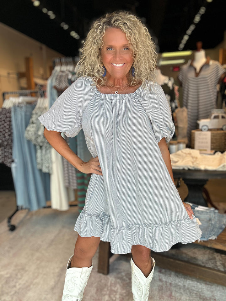Downtown Ruffled Mini