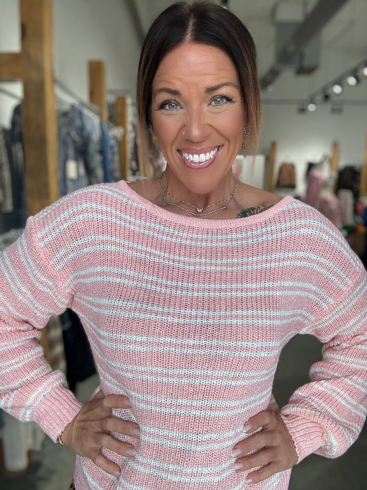 Pink And Pearl Sweater