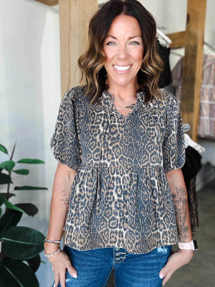 Better In Leopard Top